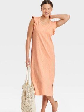 NWT Women's Ruffle Tank Dress - Universal Thread